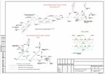 Аксонометрия схема системы В1, ГВС и канализации